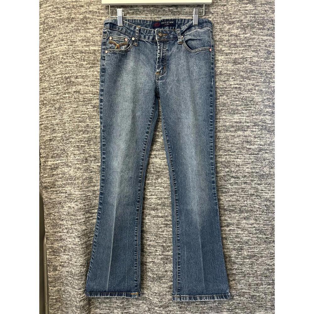 885 One Tuff Babe Vintage Bootcut Jeans Size 7/8  (29x30) Low Rise Stretch